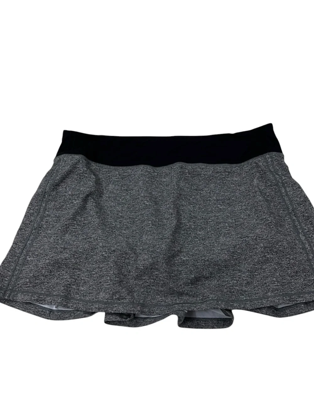 Lululemon Pace Rival Skirt (Tall) *No Panels 15”*Heather Lux Multi Black / Black